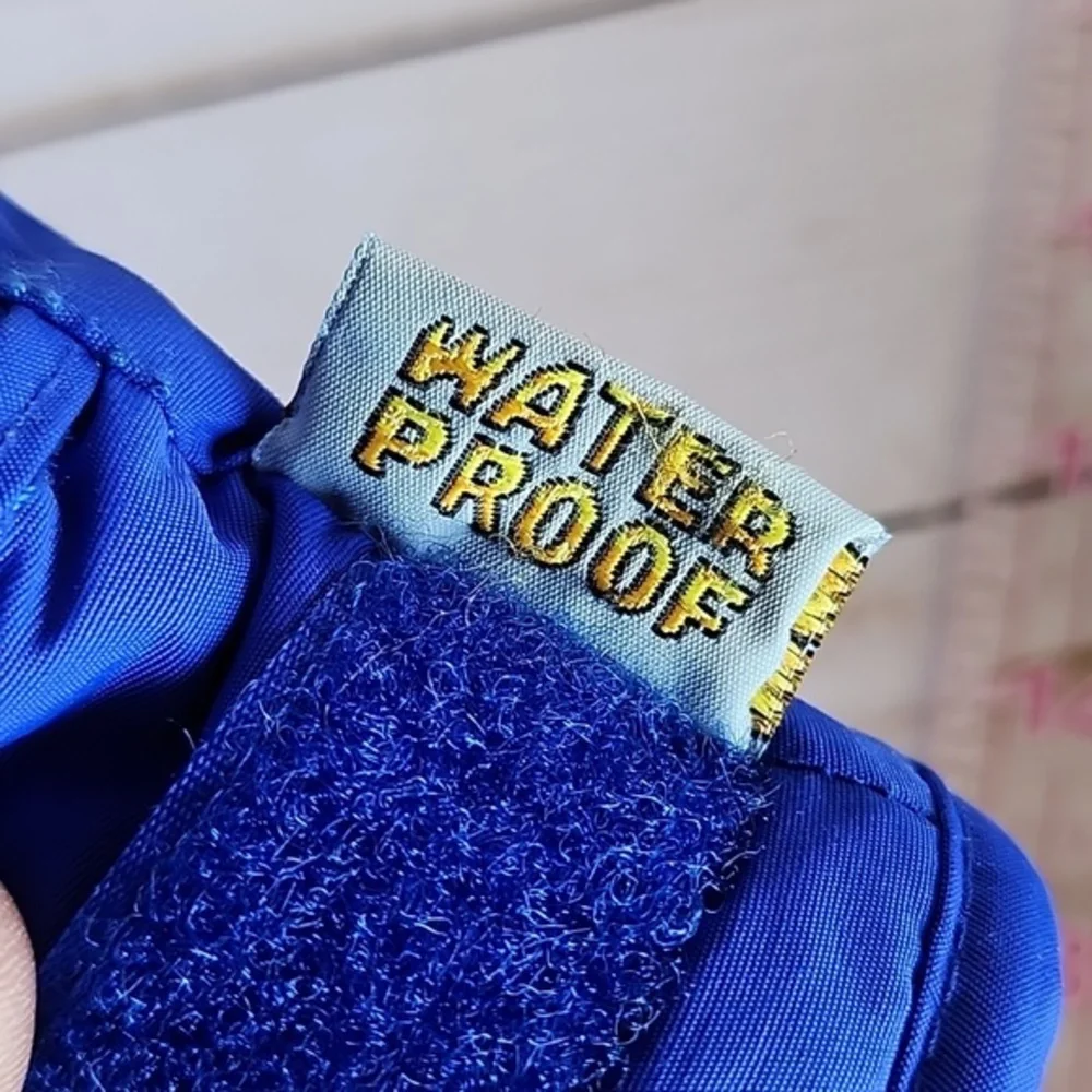 Blue snow gloves kids‎ xxs